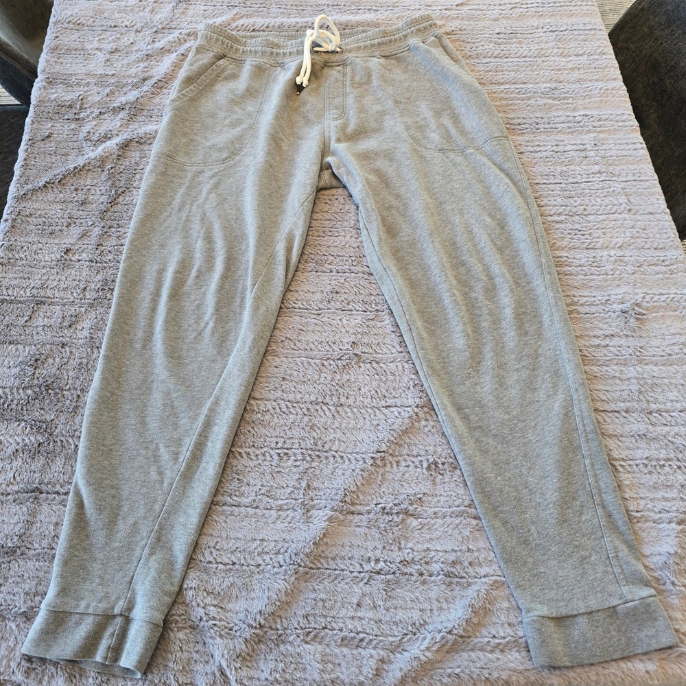 Pendleton Mens Gray Heather French Terry Jogger Sweatpants Size Large Drawstring